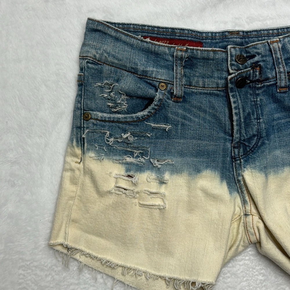 Citizens of humanity, cut off denim jeans shorts size 26 ambre bleached traveler - Picture 4 of 12
